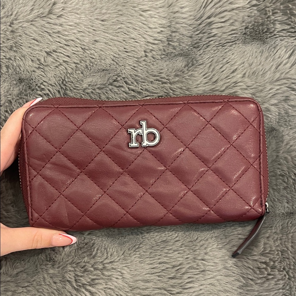 Quilted Burgundy Wallet